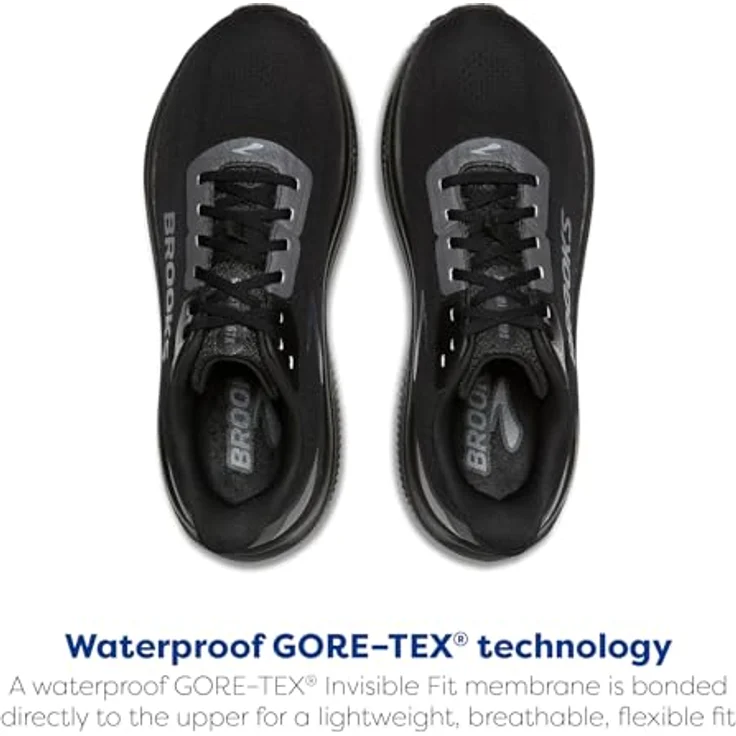 Brooks Ghost 18 GTX, Allround-Laufschuhe mit GORE-TEX Membran, Schwarz/Ebony, Größe 46.5 – Bild 4