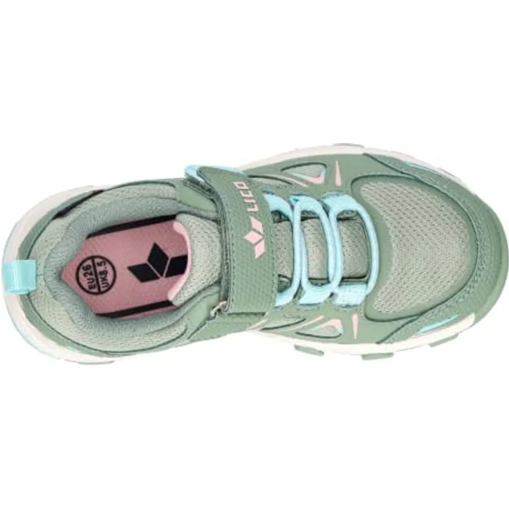 Lico Outdoorschuh Allen VS, wasserdicht und atmungsaktiv mit elastischen Schnürsenkeln und Klettverschluss, schwarz – Bild 5