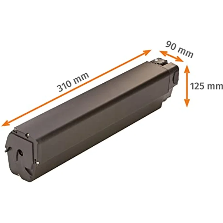 PROPHETE E-Bike Batterie AEG, integrierter Rahmenakku mit 630 Wh, 36V, 17,5 Ah, CAN V2.5, schwarz, kompatibel mit Prophete Elektrofahrrädern – Bild 4