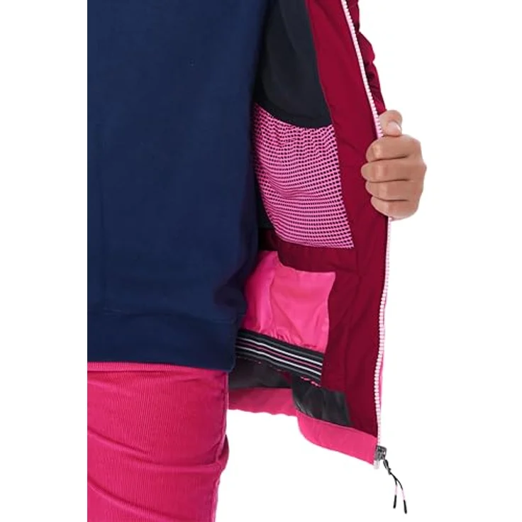 Killtec KSW 331 Mädchen Skijacke, wasserdicht mit Kapuze und Schneefang, rosa, Größe 152 – Bild 4