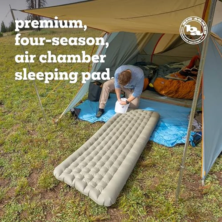 Big Agnes, Isomatte mit PrimaLoft-Füllung, extrem warm und bequem, kleines Packmaß, leicht – Bild 5