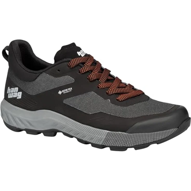 Hanwag Kaduro Light GTX, Herren Wanderschuhe, wasserdicht mit Gore-Tex-Membran, graue Farbe, Größe 46 – Bild 2