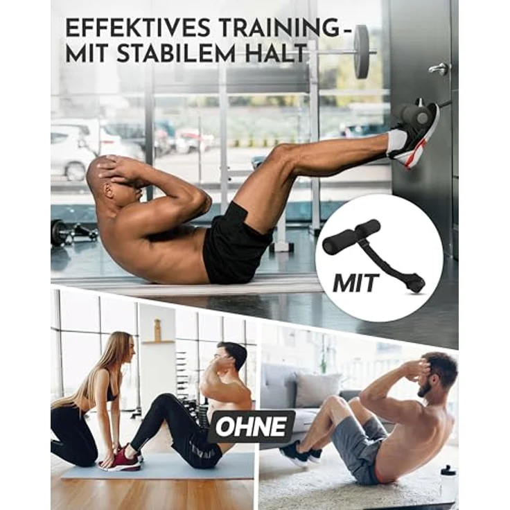 NEOLYMP Bauchtrainer Sit Up Hilfe – Tragbare Sit Up Bar für effektives Bauchmuskeltraining, ergonomisches Design für korrekte Ausführung, vielseitig einsetzbar – Bild 7