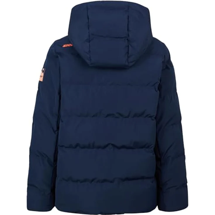Ziener Kinder Schneejacke AMANI, Skijacke mit AQUASHIELD® Membran, wasserdicht, dark navy, Größe 128 – Bild 2