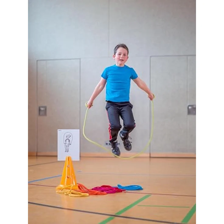 Betzold Weichfaser-Springseil 6er-Set, Bewegungs-Spiele für Grundschule, fördert Koordination und Kondition – Bild 4