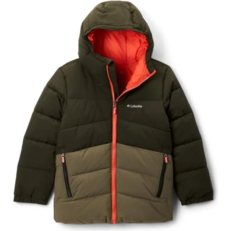 Columbia Kid's Arctic Blast II Jacket, wasserdichte Skijacke mit hochwertiger Wärmeisolierung, grün, Größe 128