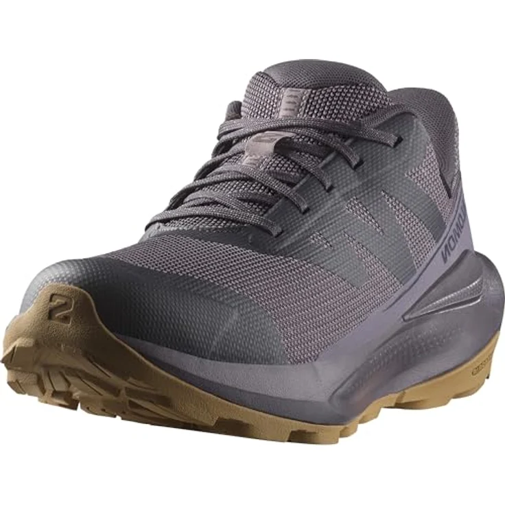 Salomon ELIXIR TOUR WATERPROOF, Wanderschuh wasserdicht mit bequemer Schnürung und profiliertem Gummi-Sohle – Bild 1