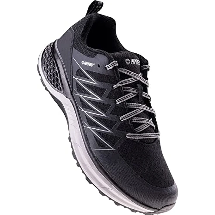 Hi-Tec Trail Destroyer Wanderschuhe für Herren, leichtes PU und Mesh-Obermaterial, EVA-Dämpfung, TPR-Sohle, Schwarz, Größe 41 EU – Bild 7