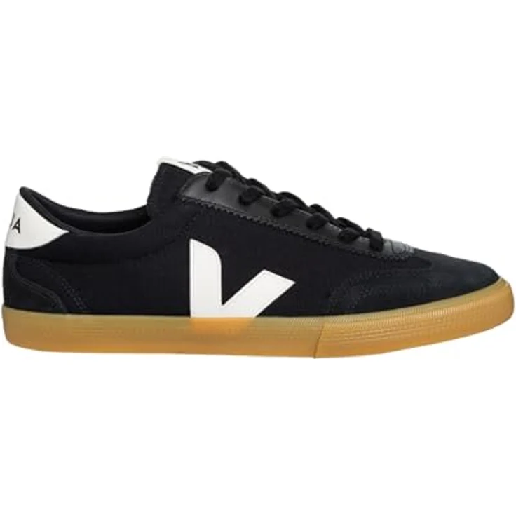 Veja Volley, Volleyballschuhe Herren aus Leinwand und Wildleder, Schwarz-Weiß, Größe 8 UK - 42 EU - 9 US – Bild 1