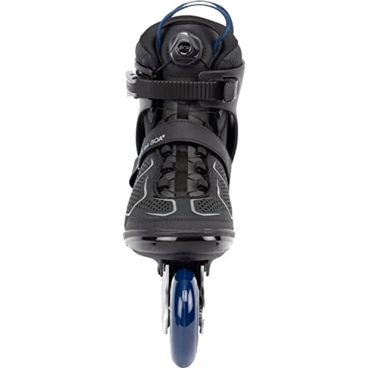 K2 F.I.T. 84 BOA Inline Skates, 84 MM Rollen, Boa® Verschlusssystem, grau-blau, Größe 45 – Bild 3