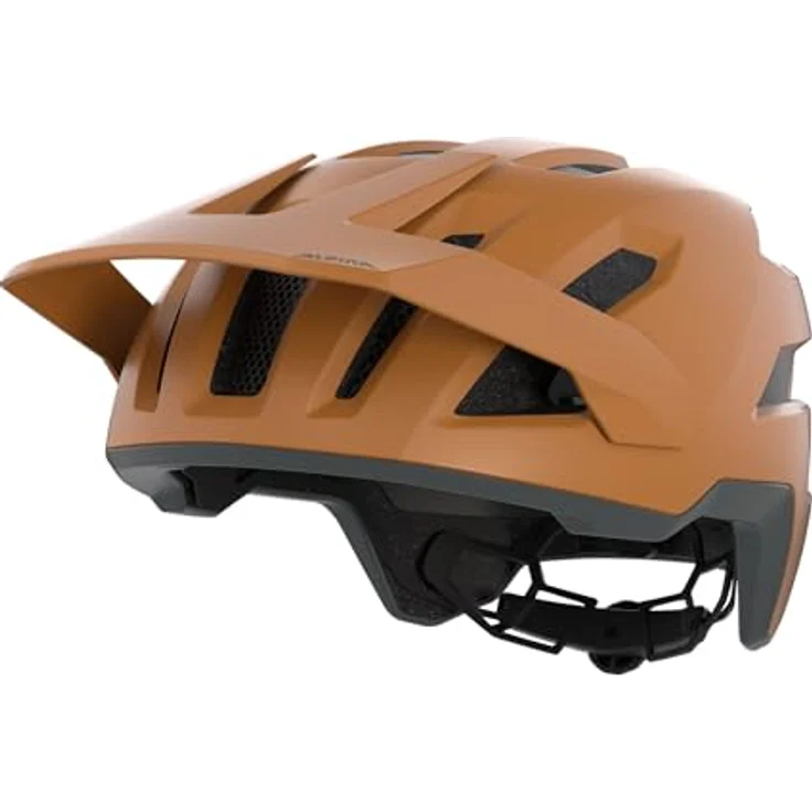 Alpina Taunus, Fahrradhelm in burro-braun matt, Größe 55-59 cm mit Microshell-Außenschale und Luftzirkulation – Bild 5