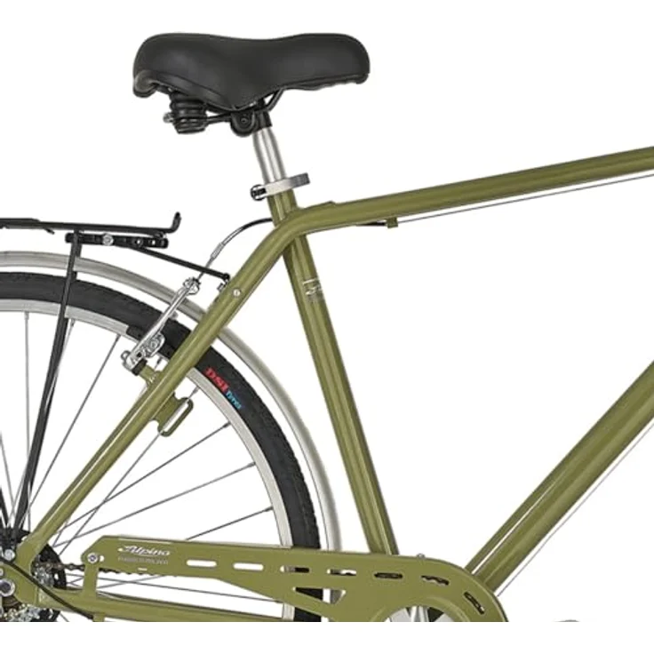 ALPINA Roxy Mann, 1-Gang Cityrad mit 550 mm Aluminiumrahmen, Stahlgabel, Reed Green, 28 Zoll – Bild 3
