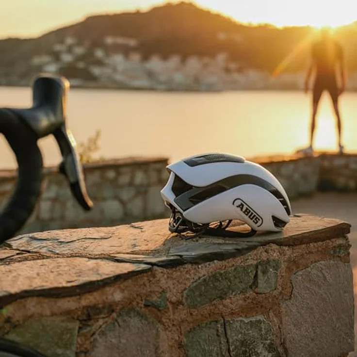 Abus GameChanger 2.0, Velohelm für Rennradfahrer, (51 - 55 cm), aerodynamische Form, optimierter Luftstrom, belüftetes Design, anpassbare Passform – Bild 8