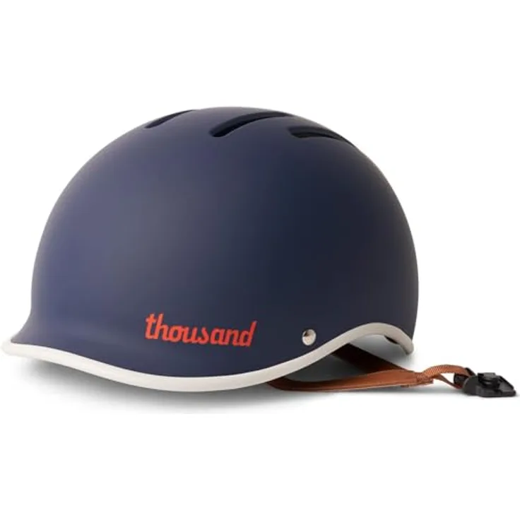 Thousand Heritage 2.0 Fahrradhelm, Navy, S 54-57 cm, Vintage Design, verbesserte Belüftung und magnetischer Einhandverschluss