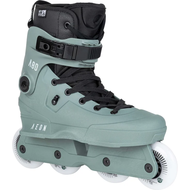 USD Aggressive Skate Aeon 80 Salvia, Unibody-Konstruktion, 4x80mm Powerslide Spinner Räder, WICKED ABEC 9 Lager, für Damen und Herren