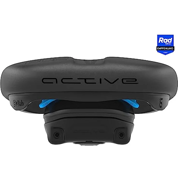 Sqlab 602 ERGOLUX® active 2.1, Velosattel mit Comfort active System und verstellbarer Switch-Funktion, schwarz – Bild 2
