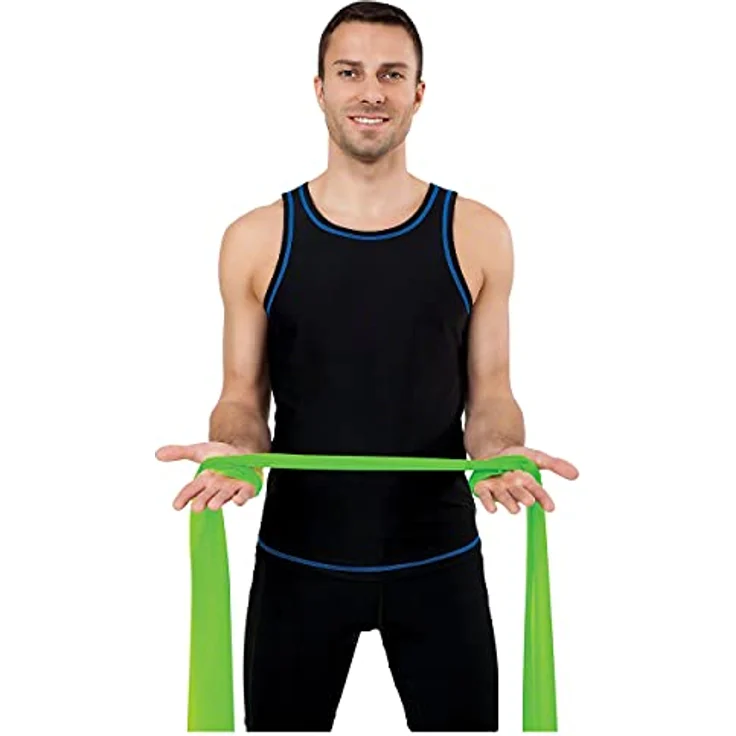 Sanctband Gymnastikband, 45m-Rolle - Limettengrün, mittel, hypoallergen, langlebig, 0,25 mm – Bild 4