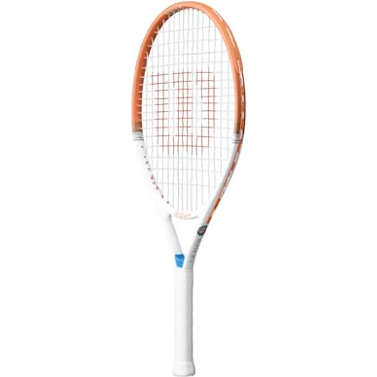 Wilson Roland-Garros 2026 Elite Jr 23 Tennisschläger, leicht & einfach zu manövrieren, mit Halbhülle, Farbe: Navy/Orange, Größe: 23 – Bild 3