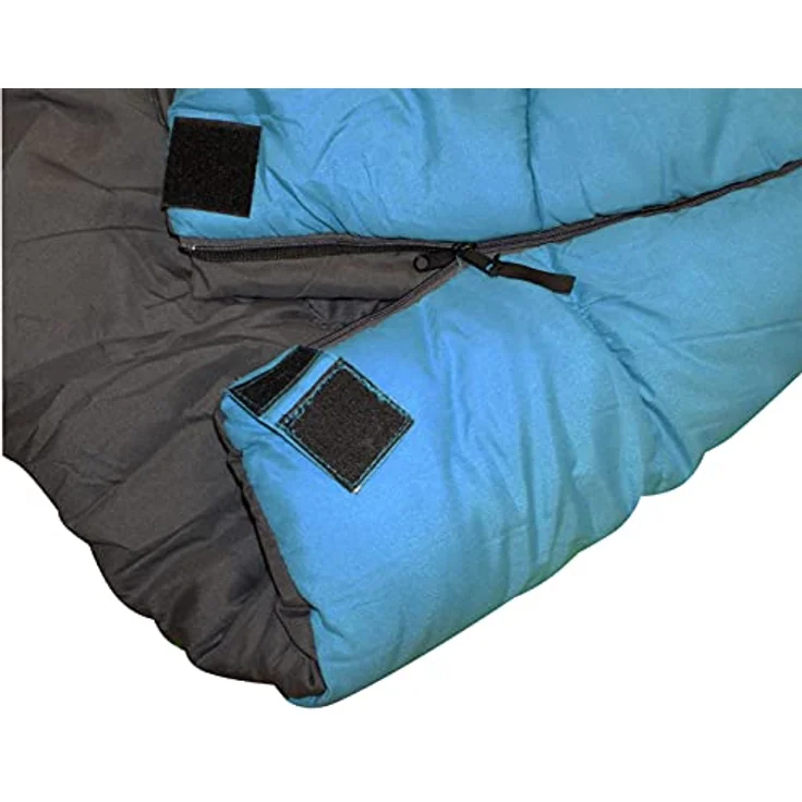 Eurotrail Alaska, Deckenschlafsack aus Pongee-Polyester mit SLII Hohlfaserfüllung, 210 x 80 cm, komfortable Temperaturbereiche von 20 / 0 / -5 ºC, wasserdicht und atmungsaktiv – Bild 2