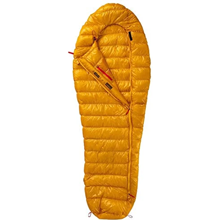 Pajak Radical 1Z Schlafsack, Gold, mit Einhandbedienung und Aufbewahrungsbeutel für Trekking und Camping – Bild 2