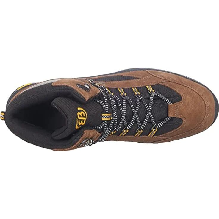 Brütting Herren Wanderschuhe, robuste Outdoorschuhe aus Wildleder, Größe 43, Braun – Bild 5