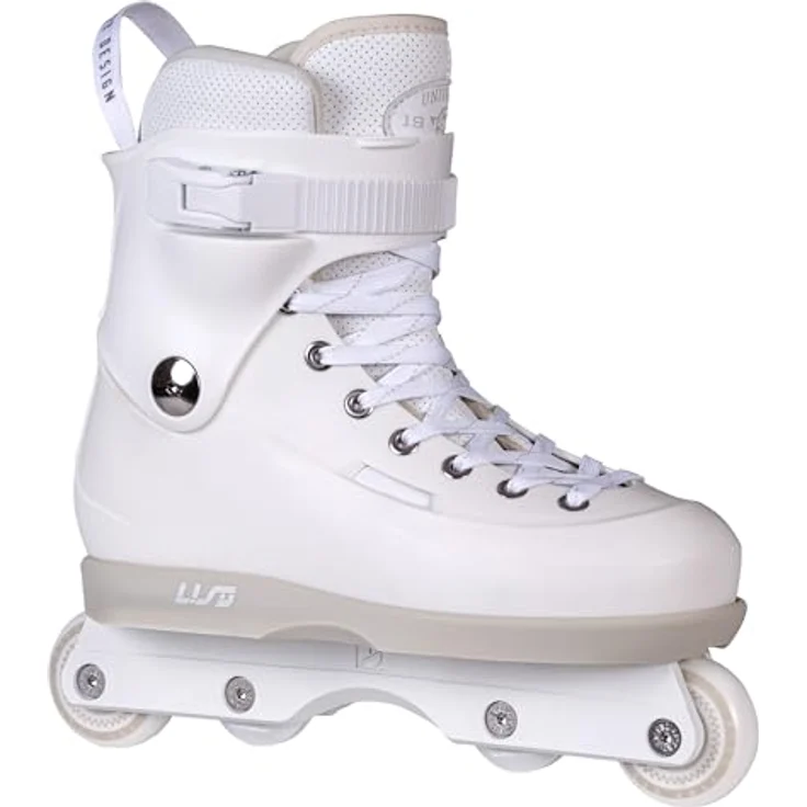 Usd Sway Chess Pro, Inline Skates, aggressive Hardboot mit Dual-Fit-Liner und Kizer Fluid IV Frames, weiß/grau, Größen 46-47 – Bild 1