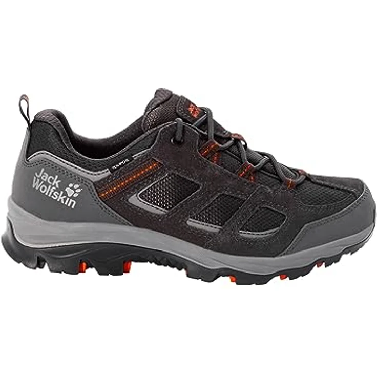 Jack Wolfskin VOJO 3 TEXAPORE LOW M Wanderschuh, wasserdicht mit griffiger Gummisohle und strapazierfähigem Leder-Textil-Material – Bild 2