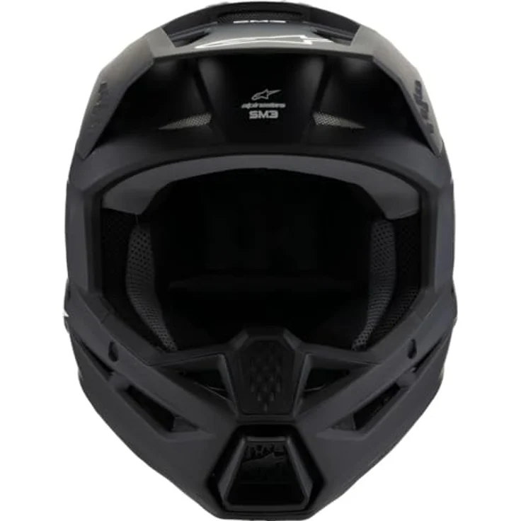 Alpinestars SM3 Youth Helm, Kinder MX- und Offroad-Helm, Schwarz, leicht, mit ECE 06-Zertifizierung – Bild 2