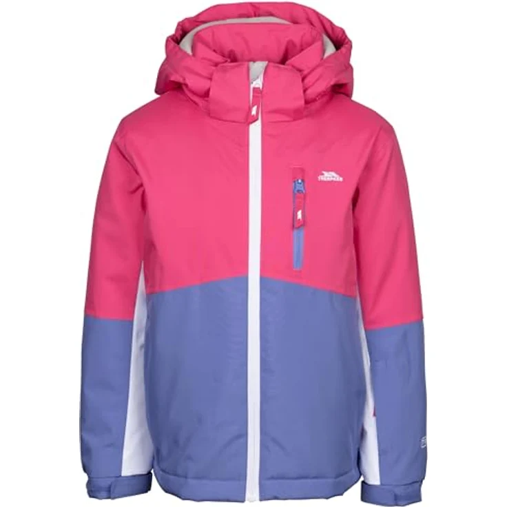 Trespass Lennox - Kinder-Skijacke, wasserabweisend, winddicht, Soft Pink – Bild 1