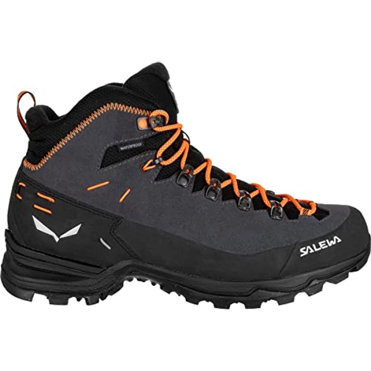 Salewa Alp Mate Winter Mid, Wasserdichter Herren Wanderschuh (Größe 45) mit 360° Rundumschutz und Atmungsaktiver Membran, Schwarz – Bild 1