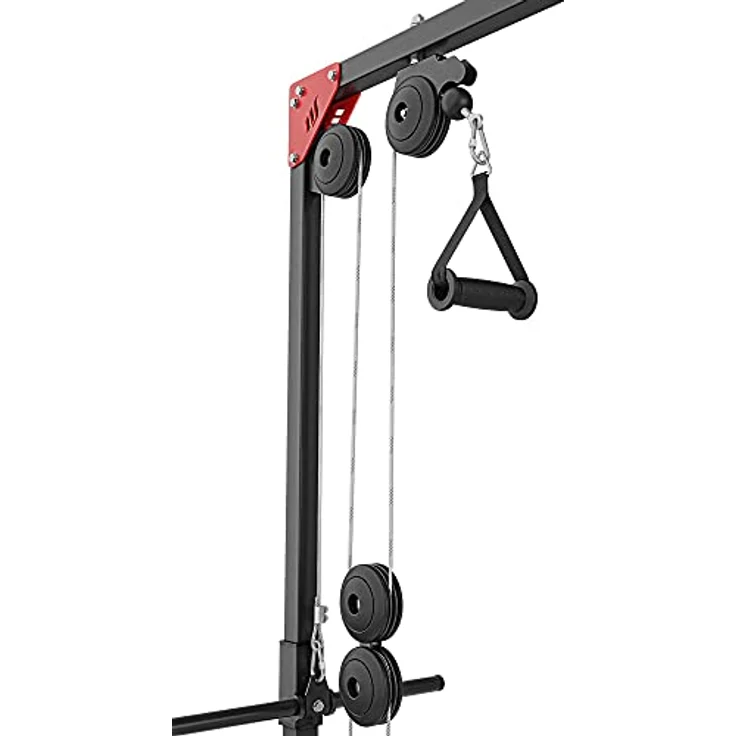 Marbo Sport Cable-Crossover Maschine Kabelzugturm Kabelzugbrücke Kraftstation MH-W103 2.0 | Rotierende Seilrollen und Hantelscheibenbeladung – Bild 5