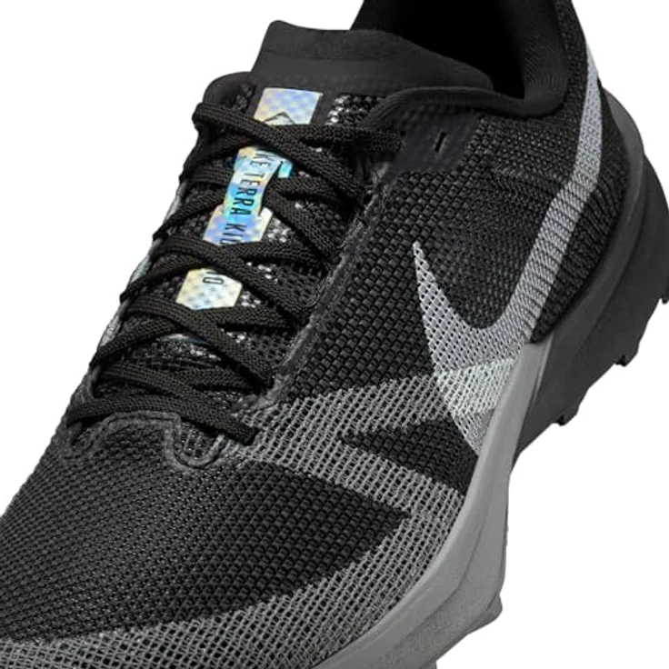 Nike ReactX Terra Kiger 10, Laufschuh für Herren mit Gummilaufsohle und hervorragender Traktion, Schwarz/Weiß/Grau, EU 45 – Bild 7