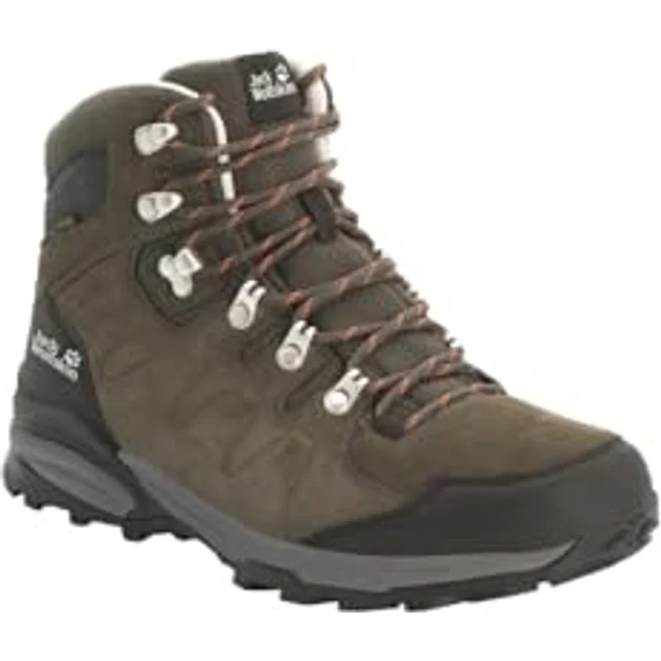Jack Wolfskin REFUGIO TEXAPORE MID M, Wasserdichter Wanderschuh mit EVA-Dämpfung und hoher Knöchelsupport – Bild 4
