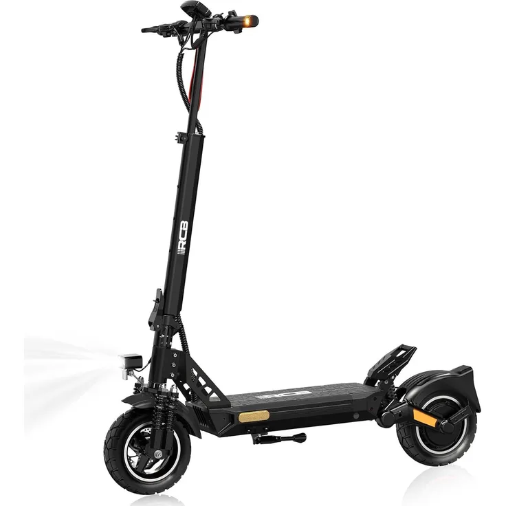 RCB D5 Ultra E-Scooter, 48V 21Ah bis 1600W, 10 Zoll, Klappbar, mit Blinker und NFC-Diebstahlschutz