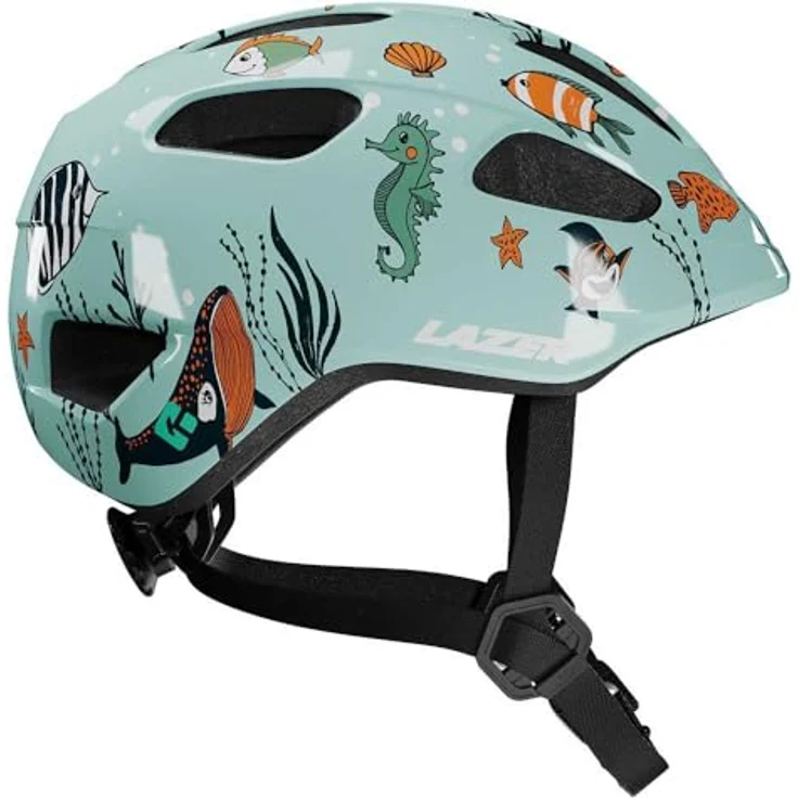 Lazer Pnut 2.0 KinetiCore, Kinder-Fahrradhelm mit Schläfenschutz, Sealife – Bild 2