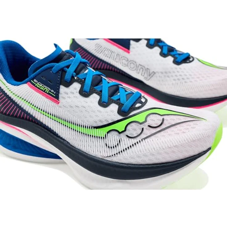 Saucony Endorphin Azura, Herren Laufschuhe mit PWRRUN PB Dämpfung und SpeedRoll-Technologie, Weiß, EU 44.5 US 10.5 – Bild 7