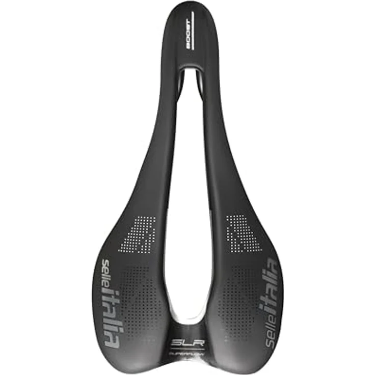 Selle Italia SLR Boost TM Superflow, Fahrradsattel mit Gelschaum, Carbonfaser-Schale, 2,48L x 1,3B m – Bild 2