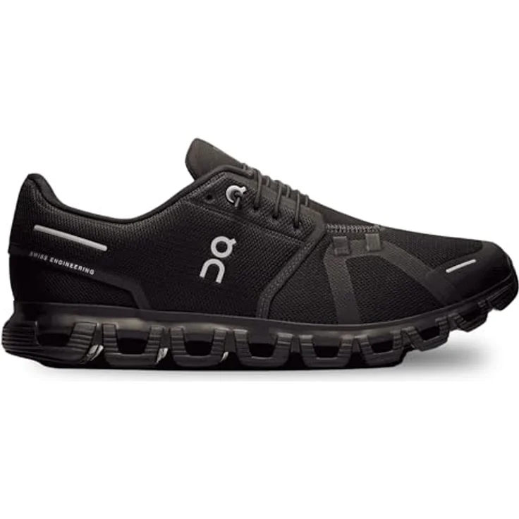 On Running Cloud 6, Herren Laufschuhe mit CloudTec®-Dämpfung, Schwarz, Größe 42 – Bild 1