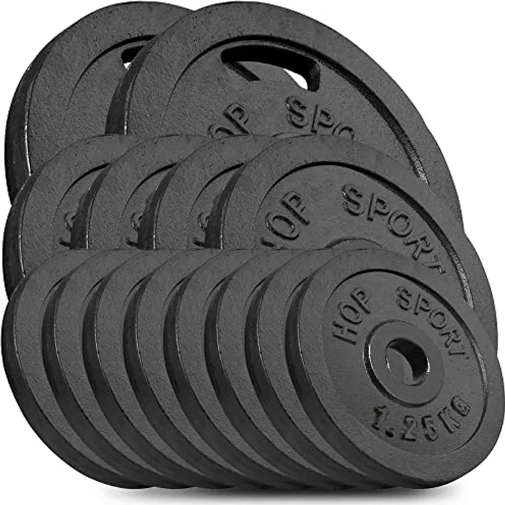 set c: 8x1,25 kg+4x2,5 kg+2x5 kg