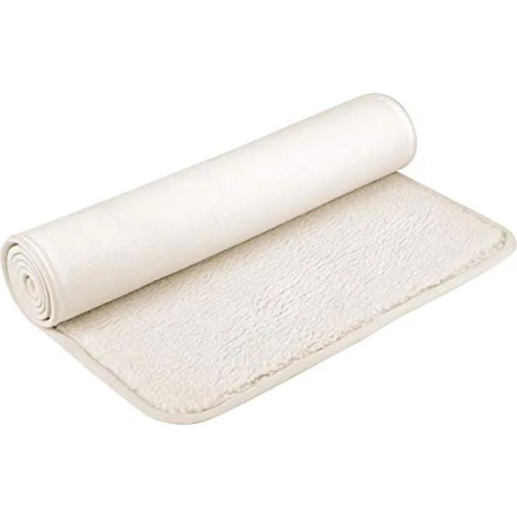 Yogistar Yogimat® Natur - Schurwolle - Umsäumt 200 X 100 X 1.5 cm