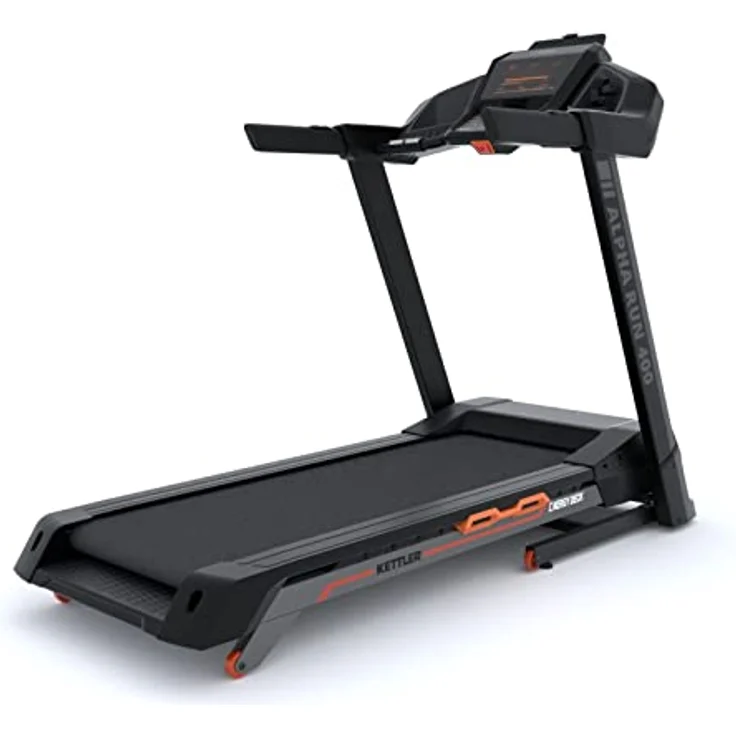 KETTLER Alpha Run 400 Laufband, bis 20 km/h Geschwindigkeit und 12% Steigung, Motorleistung (PS) 3, Bluetooth für Brustgurt oder Kinomap App, 32 Trainingsprogramme – Bild 1