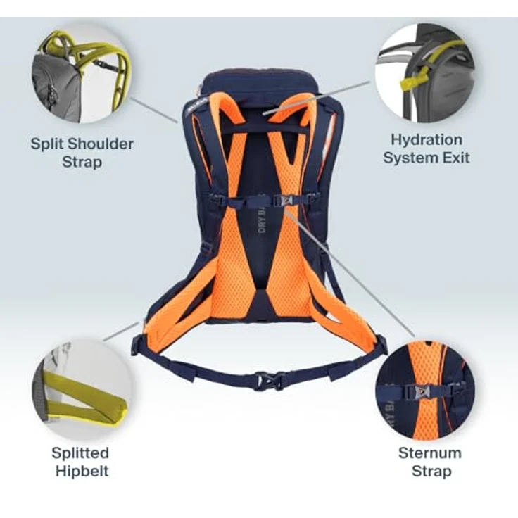 Salewa Alp Trainer 25L Rucksack, 55 cm, 100% Nylon, grün – Bild 7