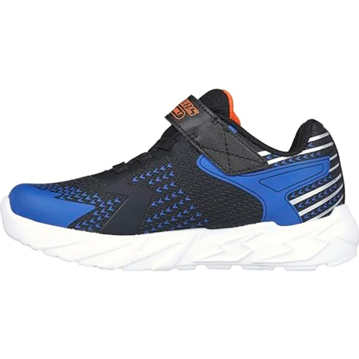 Skechers Flex Glow Bolt, Laufschuhe ohne Schnürsenkel, Schwarz, EU 34, Klettverschluss, Mesh-Obermaterial – Bild 5