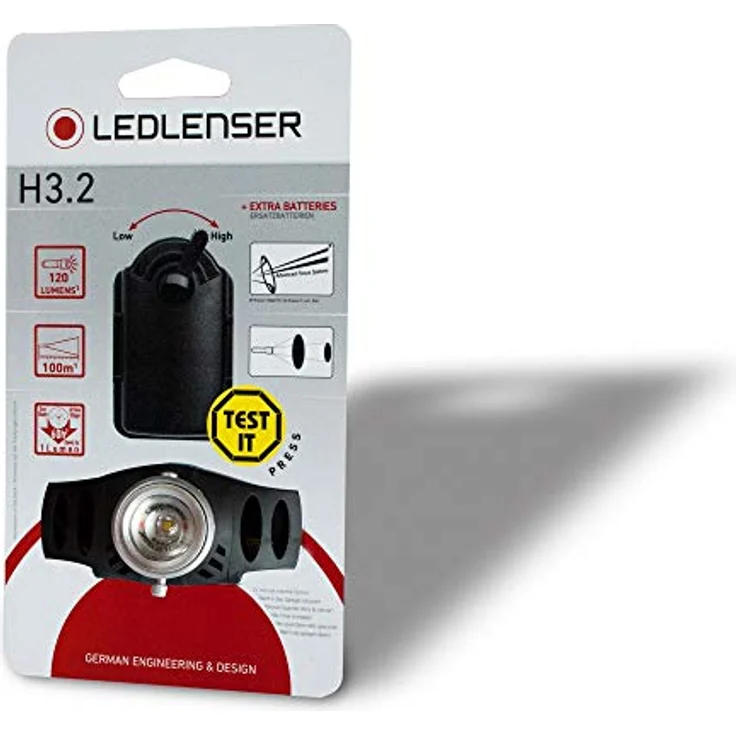 Ledlenser H3.2, LED Stirnlampe mit verbesserter Laufzeit, ergonomischem Design und Advanced Focus System – Bild 3