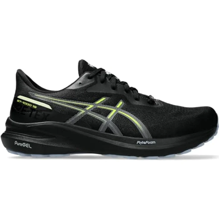 ASICS Performance GT-1000 13 GTX, Herren Laufschuhe mit FlyteFoam- und Gel-Technologie, Schwarz, Größe 44 – Bild 3