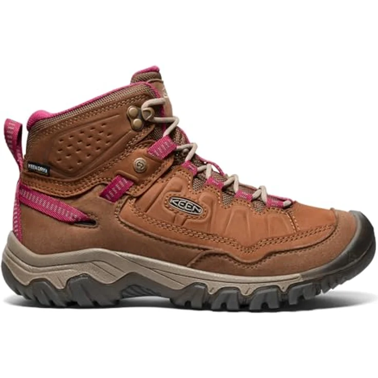 Keen TARGHEE IV MID WP, Robuster Wanderschuh in Bison/Beaujolais mit verschweißter Konstruktion und druckbelastungsresistenter Polsterung – Bild 2