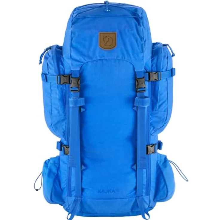 Fjällräven 23200256-525 Kajka 55 M/L Sports backpack Unisex Adult UN Blue, Rundum offene Seitentaschen, leicht zugängliche Ecktaschen, praktische Reißverschlusstaschen – Bild 2