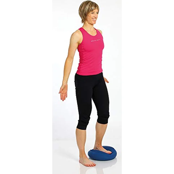 Togu Unisex Dynair 33 cm Ballkissen, Sitzkissen, blau mit athmosphärischem Innendruck – Bild 5