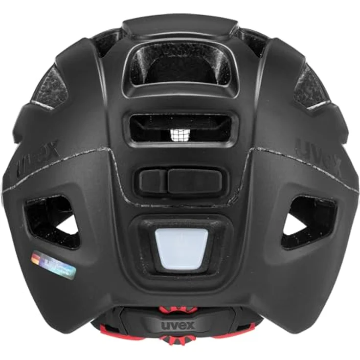 Uvex Sports Velohelm finale Visor, matt schwarz, verstellbar 52-57 cm, mit Visierscheibe und 19 Belüftungsöffnungen – Bild 2
