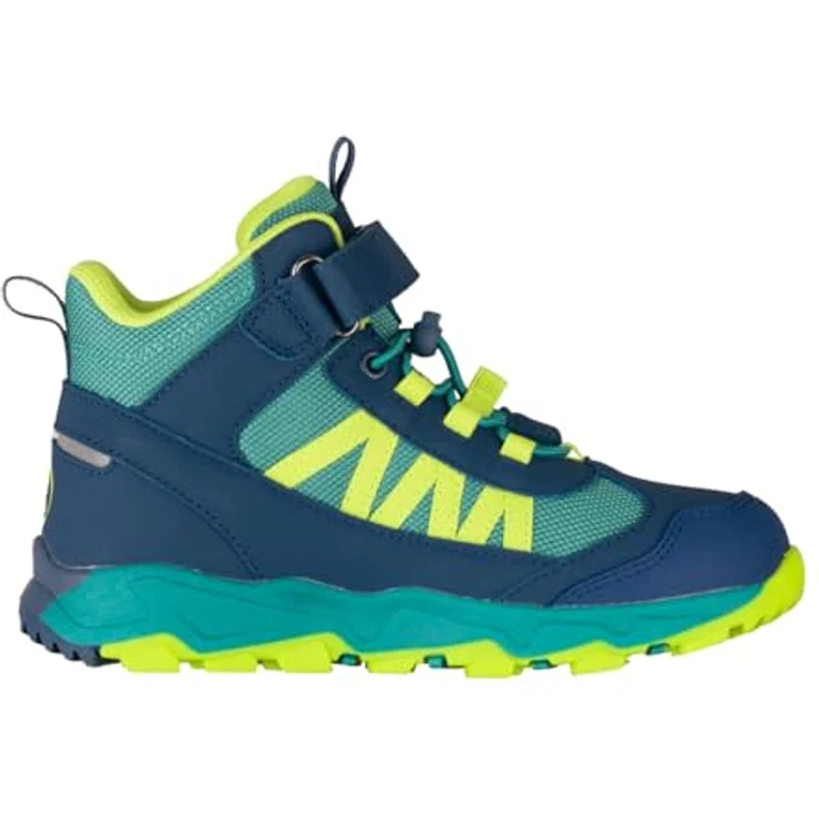 TROLLKIDS Kids Tronfjell Hiker Mid Wanderschuh, knöchelhoch, wasserdicht, Schnellschnürung mit Klettriegel, reflektierendes Element – Bild 3